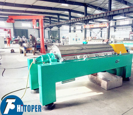 Industrial Decanter Centrifuge Offering Separation of Solid Sediments and Liquid Phases in Slurry Processing Applications