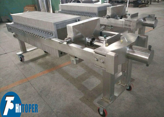 Stainless Steel Filter Press SS304 SS316L Suitable for Liquid Medicine Beverage Juice Syrup Vinegar Oils and Fine Chemicals Industries