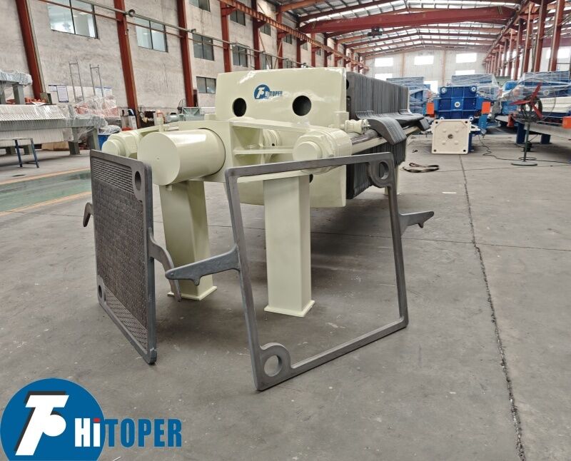 Cast Iron Filter Press Robust Cast Iron Plate and Frame Filter Press for Fast Unloading and Long Service Life in Filtration