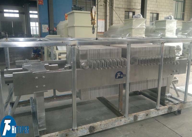 Full Stainless Steel Plate And Frame Filter Press For Chemical And Pharma Processing
