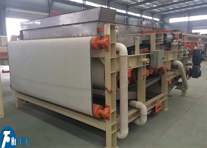 Automatic control Belt Filter Press for continuous operation and high capacity sludge dewatering in industrial plants