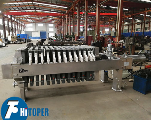 เครื่องพิมพ์กรอง Membrane สามารถผลิตเค้กกรองที่มีสารแข็งสูงสุดและความชื้นลดลงสําหรับอุตสาหกรรม
